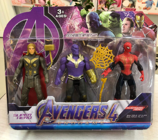 Kit muñecos de avengers 3 unidades - Image 3