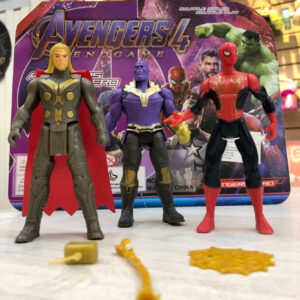 Kit muñecos de avengers 3 unidades