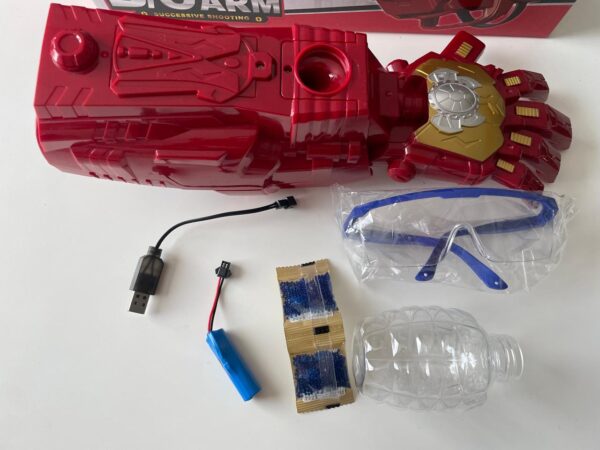 Pistola Iron Man Hidrogel Mano Robot - Image 2