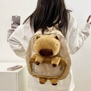 MOCHILA KAWAII ESCOLAR CAPIBARA