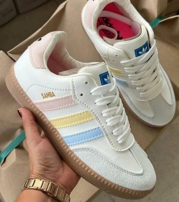Tenis Adidas Samba Tricolor Dama