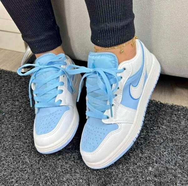 Tenis Nike Air Jordan Low 1 Azul Dama