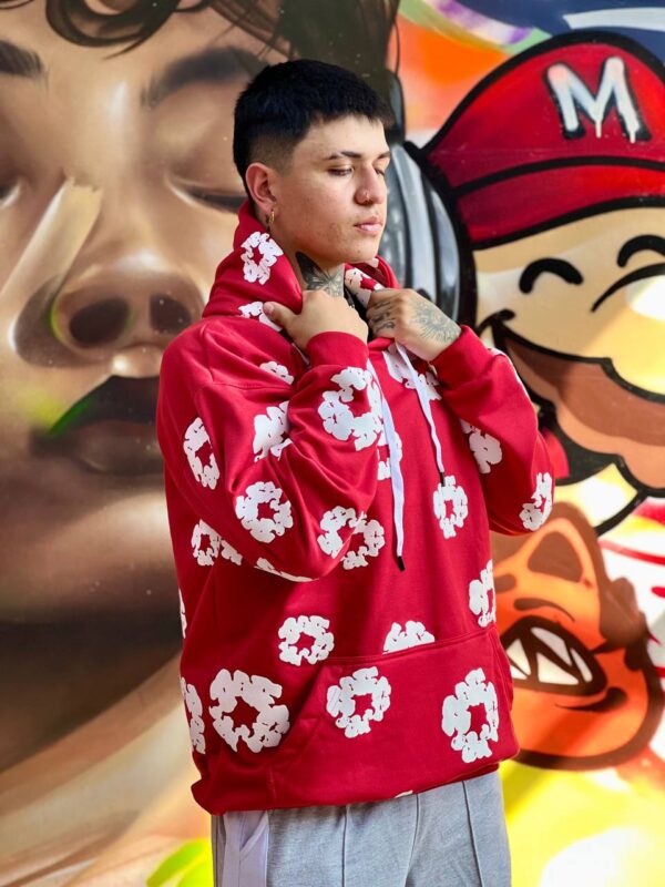 Hoodi estampado flor