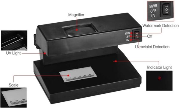 Detector de Billetes Falsos con Luz UV - Image 3